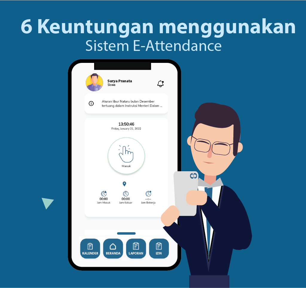 Keuntungan menggunakan sistem E-attedance