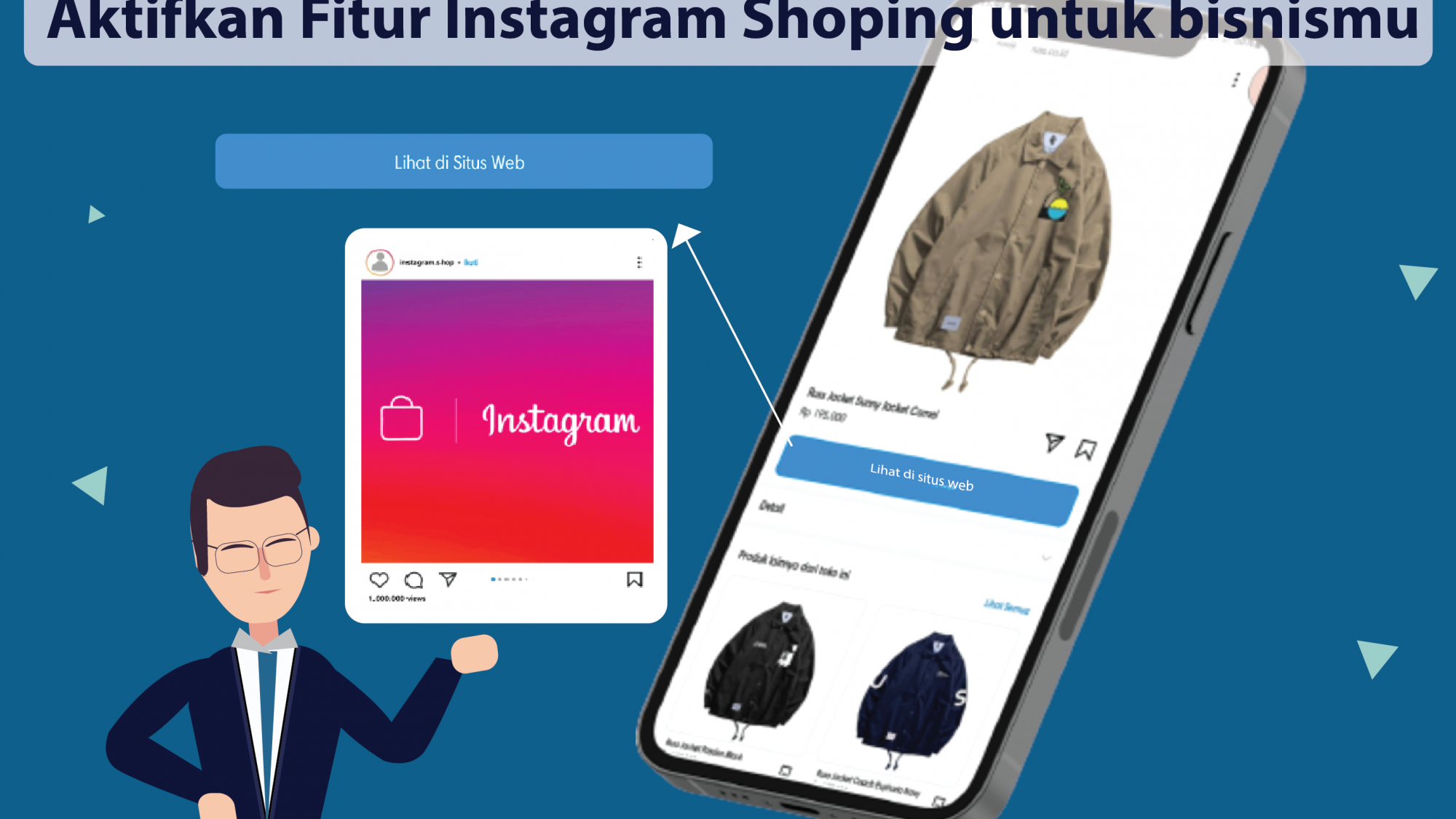 aktifkan fitur instagram shoping untuk bisnis mu