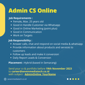 Loker Admin CS